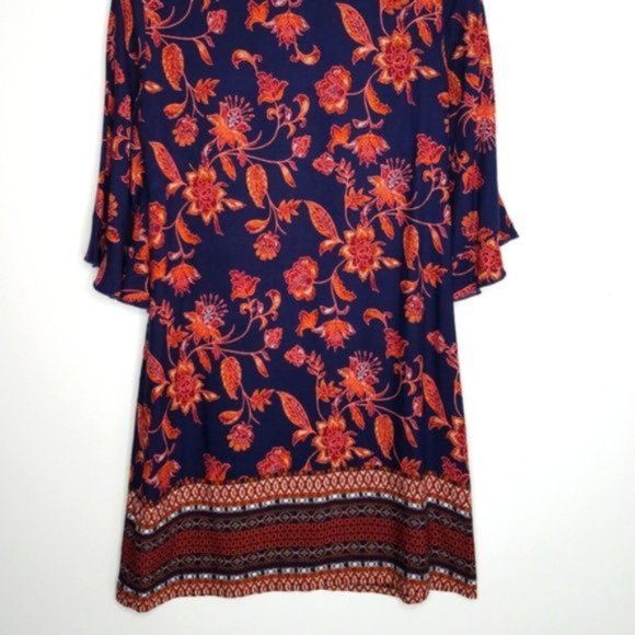 NWT BEACH LUNCH LOUNGE CINDY FLORET PEASANT DRESS - Picture 6 of 9
